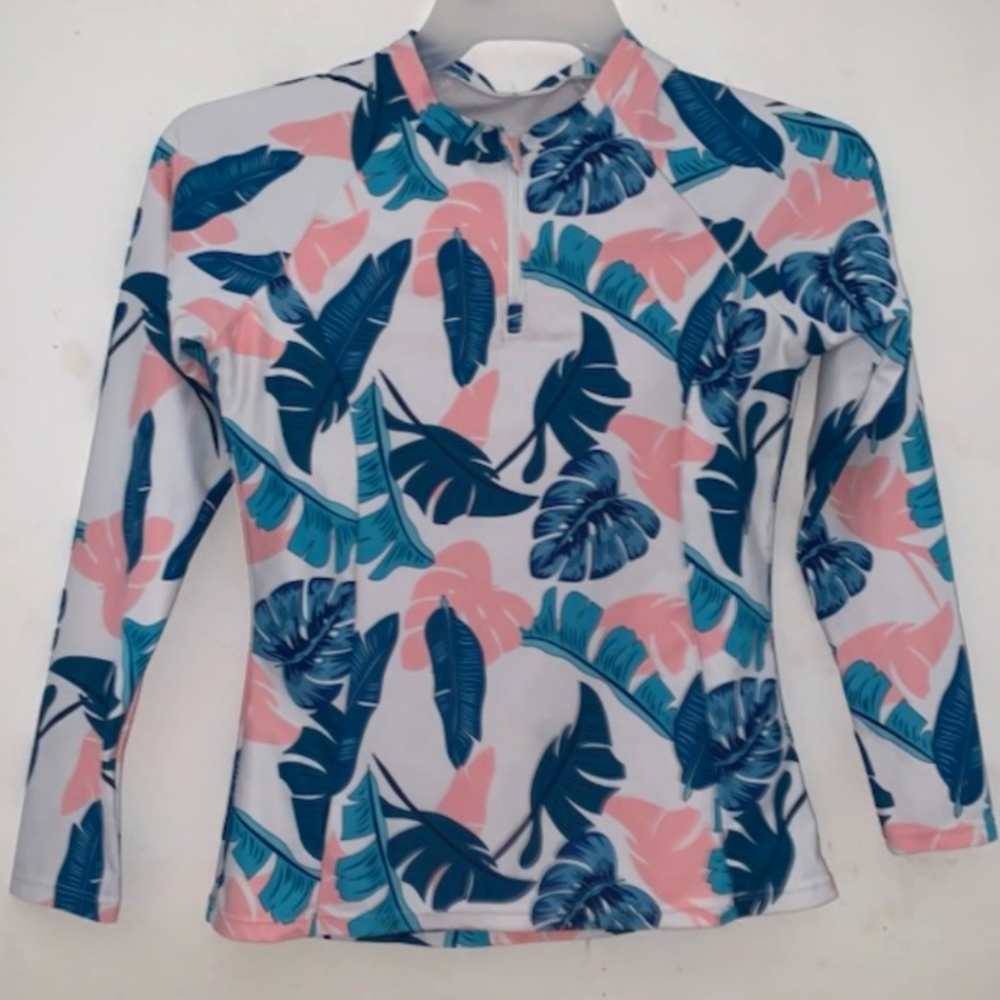 Size‎ Small Tropical Print Rash Guard